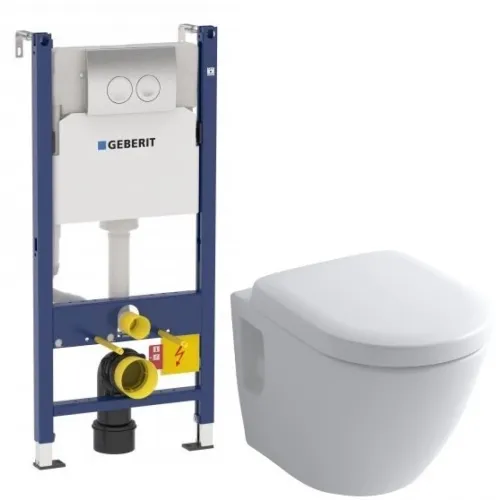 Комплект подвесной унитаз Toto NC CW762Y + VC100N + система инсталляции Geberit 458.124.21.1