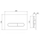 Комплект подвесной унитаз BelBagno Acqua BB340CHR + BB2020SC + система инсталляции BelBagno BB002-80 + BB005-PR-CHROME