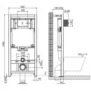 Комплект подвесной унитаз BelBagno Acqua BB340CHR + BB2020SC + система инсталляции BelBagno BB002-80 + BB005-PR-CHROME