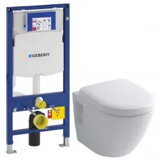 Комплект подвесной унитаз Toto NC CW762Y + VC100N + система инсталляции Geberit 111.300.00.5