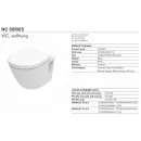 Комплект подвесной унитаз Toto NC CW762Y + VC100N + система инсталляции Geberit 111.300.00.5