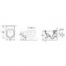 Комплект подвесной унитаз Villeroy & Boch Omnia Architectura 56841001 + 98M9C101 + система инсталляции Tece 9300302 + 9240407
