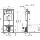 Комплект подвесной унитаз Jacob Delafon Patio EDV102-00 + E70021-00 + система инсталляции AlcaPlast AM101/11203:1RUSSETM70