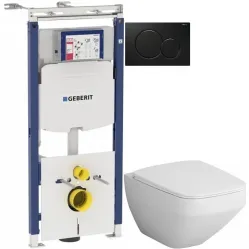 Комплект подвесной унитаз Am.Pm Inspire 2.0 C50A1700SC + система инсталляции Geberit 111.362.00.5 + 115.770.DW.5