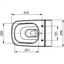 Комплект подвесной унитаз + система инсталляции Tece TECEone K440920.WC2