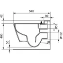 Комплект подвесной унитаз + система инсталляции Tece TECEone K440921.WC2