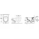 Комплект подвесной унитаз Villeroy & Boch Omnia Architectura 56841001 + 98M9C101 + система инсталляции Villeroy & Boch 92246100 + 92249061