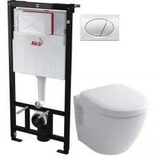 Комплект подвесной унитаз Toto NC CW762Y + VC100N + система инсталляции AlcaPlast AM101/11203:1RUSSETM71