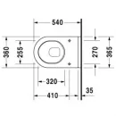 Комплект подвесной унитаз Duravit Starck 3 2200090000 + 0063810000 + система инсталляции Tece 9300302 + 9240921
