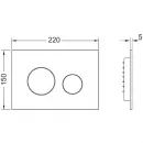 Комплект подвесной унитаз Duravit Starck 3 2200090000 + 0063810000 + система инсталляции Tece 9300302 + 9240921