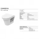 Комплект подвесной унитаз Toto CF CW132Y#NW1 + VC130 + система инсталляции Geberit 111.362.00.5 + 115.770.DW.5