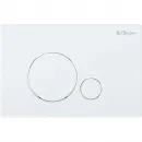 Комплект инсталляция с унитазом BelBagno Sfera BB070CHR/SC/BB002-80/BB014-SR-BIANCO с кнопкой смыва, белый + унитаз подвесной BelBagno Loto безободковый, с сиденьем микролифт, белый