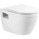 Комплект инсталляция с унитазом BelBagno Sfera BB070CHR/SC/BB002-80/BB014-SR-BIANCO с кнопкой смыва, белый + унитаз подвесной BelBagno Loto безободковый, с сиденьем микролифт, белый