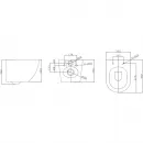 Комплект инсталляция с унитазом BelBagno Prospero BB3105CHR/SC/BB002-80/BB005-PR-CHROME с кнопкой смыва, хром + унитаз подвесной BelBagno Uno безободковый, с сиденьем микролифт, белый