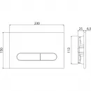Комплект инсталляция с унитазом BelBagno Prospero BB3105CHR/SC/BB002-80/BB005-PR-CHROME с кнопкой смыва, хром + унитаз подвесной BelBagno Uno безободковый, с сиденьем микролифт, белый