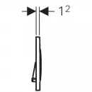 Комплект подвесной унитаз Gustavsberg Hygienic Flush 5G84HR01 + система инсталляции Geberit 111.362.00.5 + 115.882.DW.1