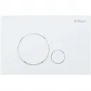 Комплект инсталляция с унитазом BelBagno Sfera BB066CHR/BB870SC/BB002-80/BB014-SR-BIANCO с кнопкой смыва, белый + унитаз подвесной BelBagno Onda безободковый, с сиденьем микролифт, белый