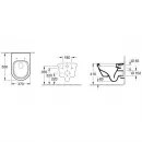 Комплект подвесной унитаз Villeroy & Boch Omnia Architectura 56841001 + 98M9C101 + система инсталляции Villeroy & Boch 92246100