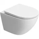 Комплект инсталляция с унитазом BelBagno BB5177CH-TOR/SC/BB026/BB081CR с кнопкой смыва, хром + унитаз подвесной BelBagno Uno безободковый, торнадо, с сиденьем микролифт, белый