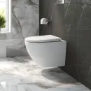 Комплект инсталляция с унитазом BelBagno BB5177CH-TOR/SC/BB026/BB081CR с кнопкой смыва, хром + унитаз подвесной BelBagno Uno безободковый, торнадо, с сиденьем микролифт, белый