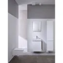 Комплект подвесной унитаз Geberit Smyle Square 500.683.00.2 + система инсталляции Jacob Delafon E24156-NF + E20859-7-BMT