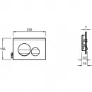 Комплект подвесной унитаз Geberit Smyle Square 500.683.00.2 + система инсталляции Jacob Delafon E24156-NF + E20859-7-BMT