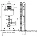 Комплект подвесной унитаз Geberit Smyle Square 500.683.00.2 + система инсталляции Jacob Delafon E24156-NF + E20859-7-BMT