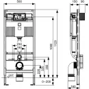 Комплект подвесной унитаз Jacob Delafon Patio EDV102-00 + E70021-00 + система инсталляции TECE 9300302 + 9240401