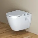 Комплект инсталляция с унитазом BelBagno BB070CHR/SC/BB026/BB041CR с кнопкой смыва, хром + унитаз подвесной BelBagno Loto безободковый, с сиденьем микролифт, белый
