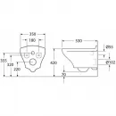 Комплект подвесной унитаз Gustavsberg Estetic GB1183300R1030 + система инсталляции Grohe 38721001