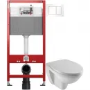Комплект подвесной унитаз Jacob Delafon Patio EDV102-00 + E70021-00 + система инсталляции Tece 9400413