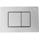 Комплект инсталляция с унитазом Abber AC1201-AC0105-AC0120 с кнопкой смыва, хром + унитаз подвесной Abber Rechteck безободковый, с сиденьем микролифт, белый