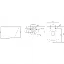 Комплект инсталляция с унитазом BelBagno Sfera BB3103CHR/SC/BB002-80/BB014-SR-BIANCO с кнопкой смыва, белый + унитаз подвесной BelBagno Due безободковый, с сиденьем микролифт, белый
