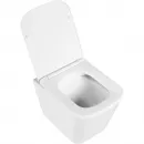 Комплект инсталляция с унитазом BelBagno Sfera BB3103CHR/SC/BB002-80/BB014-SR-BIANCO с кнопкой смыва, белый + унитаз подвесной BelBagno Due безободковый, с сиденьем микролифт, белый