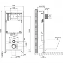 Комплект инсталляция с унитазом BelBagno Sfera BB3103CHR/SC/BB002-80/BB014-SR-BIANCO с кнопкой смыва, белый + унитаз подвесной BelBagno Due безободковый, с сиденьем микролифт, белый