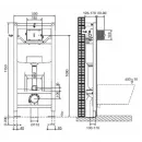 Комплект подвесной унитаз Villeroy & Boch Venticello 4611RSR1 + система инсталляции Jacob Delafon E5504-NF + E4326-CP