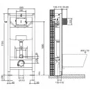 Комплект подвесной унитаз Geberit Smyle Square 500.683.00.2 + система инсталляции Jacob Delafon E5504-NF + E4326-CP