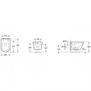 Комплект подвесной унитаз BelBagno Tre BB8001CHR/SC + система инсталляции Tece 9400412