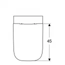 Комплект подвесной унитаз Geberit Smyle Square 500.683.00.2 + система инсталляции Jacob Delafon E5504-NF + E4316-00