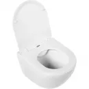 Комплект инсталляция с унитазом BelBagno Prospero BB051CHR/BB051SC/BB002-80/BB005-PR-CHROME с кнопкой смыва, хром + унитаз подвесной BelBagno Amanda безободковый, с сиденьем микролифт, белый