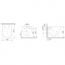 Комплект подвесной унитаз Am.Pm Like C801701SC + система инсталляции Tece 9400412