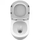 Комплект инсталляция с унитазом BelBagno BB5177CH-TOR/SC/BB026/BB044NERO с кнопкой смыва, черный матовый + унитаз подвесной BelBagno Uno безободковый, торнадо, с сиденьем микролифт, белый