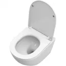 Комплект инсталляция с унитазом BelBagno BB5177CH-TOR/SC/BB026/BB044NERO с кнопкой смыва, черный матовый + унитаз подвесной BelBagno Uno безободковый, торнадо, с сиденьем микролифт, белый