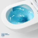 Комплект инсталляция с унитазом BelBagno BB5177CH-TOR/SC/BB026/BB044NERO с кнопкой смыва, черный матовый + унитаз подвесной BelBagno Uno безободковый, торнадо, с сиденьем микролифт, белый