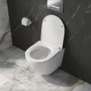 Комплект инсталляция с унитазом BelBagno BB5177CH-TOR/SC/BB026/BB044NERO с кнопкой смыва, черный матовый + унитаз подвесной BelBagno Uno безободковый, торнадо, с сиденьем микролифт, белый