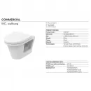 Комплект подвесной унитаз Toto CF CW132Y#NW1 + VC130 + система инсталляции Tece 9300302 + 9240921