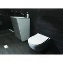 Комплект подвесной унитаз 40006661B + 40006661S + система инсталляции 40006356 + 40006364 Pestan Fluenta SET40006661OB