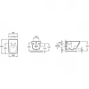 Комплект подвесной унитаз Jacob Delafon Escale E1306-00 + система инсталляции Grohe 38772001