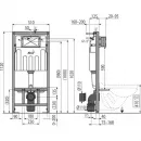 Комплект подвесной унитаз BelBagno Amanda BB051CHR + BB051SC + система инсталляции AlcaPlast AM101/11203:1RUSSETM71