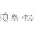 Комплект подвесной унитаз Jacob Delafon Odeon Rive Gauche EDR102-00 + E24888-00 + система инсталляции Grohe 38721001
